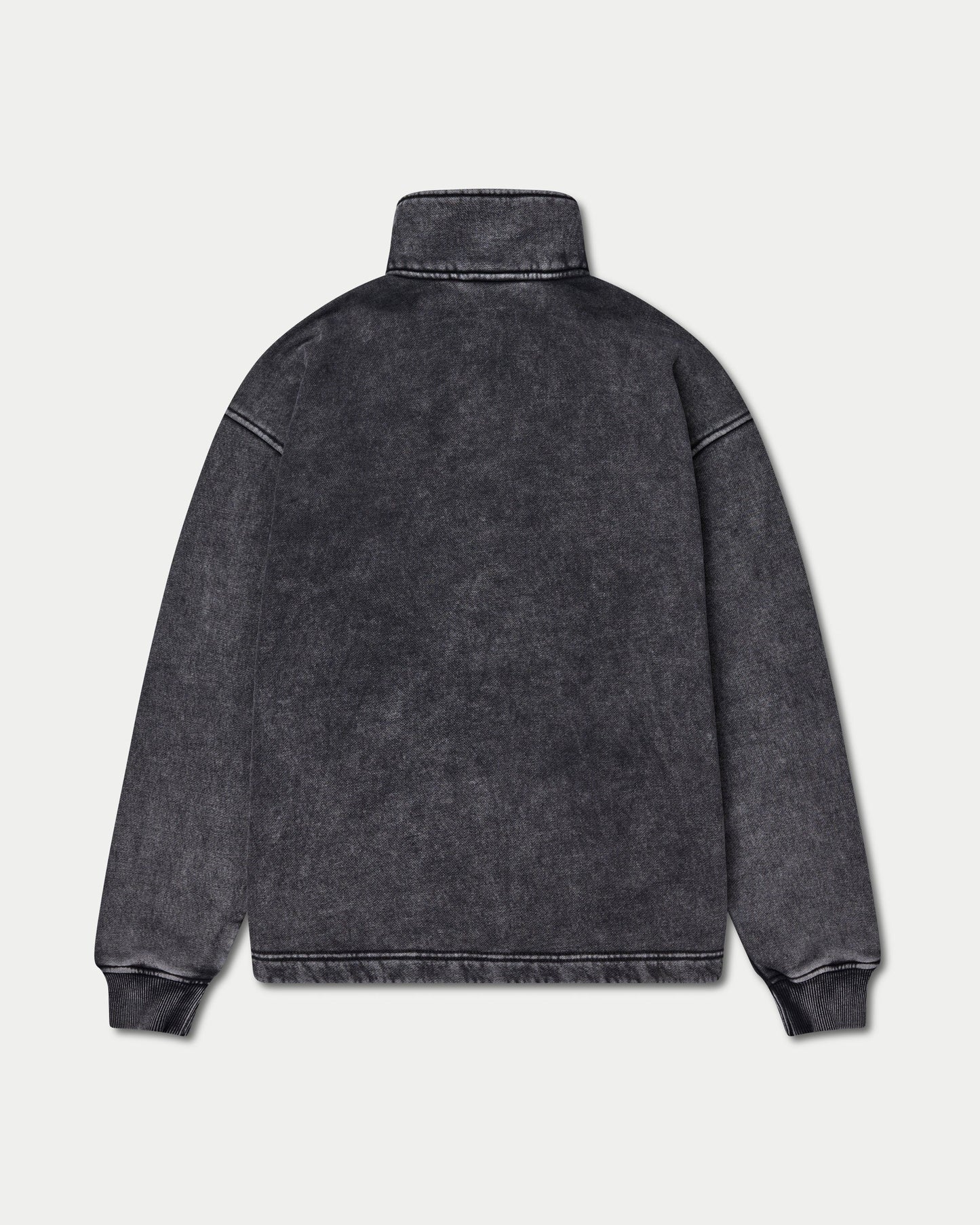 Womens Signature Washed Oversized 1/4 Zip Sweatshirt