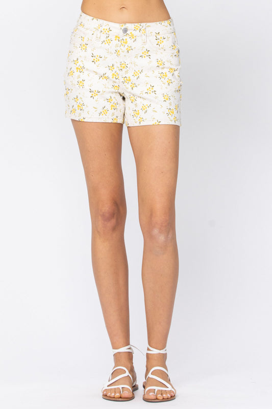 Judy Blue Floral Shorts