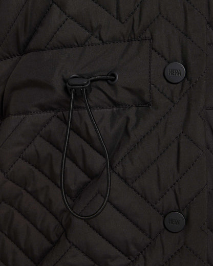 Womens Longline Puffer Jacket