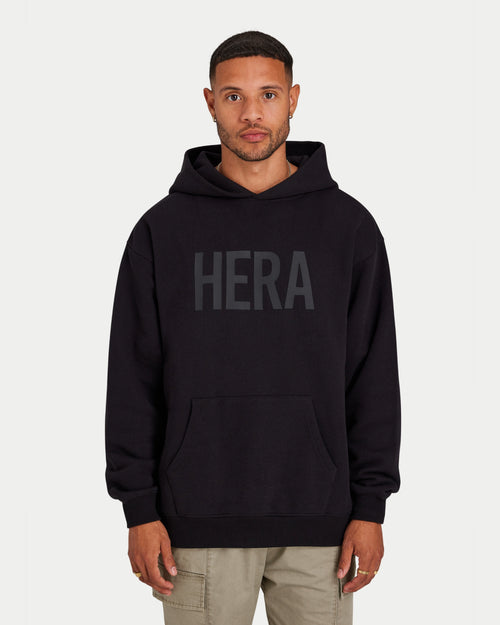 Mens Label Oversized Hoodie