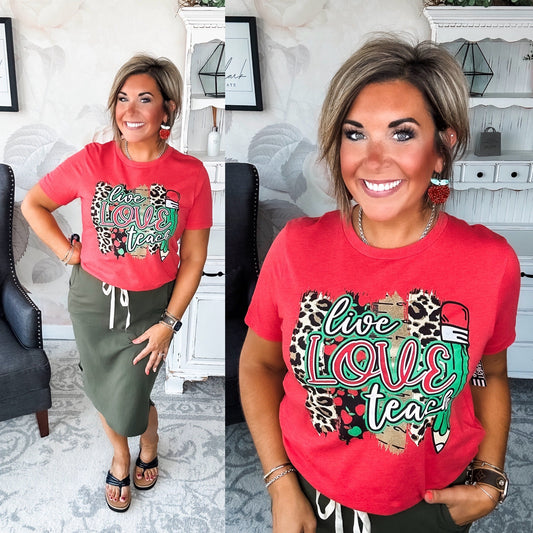 Live Love Teach Graphic Tee