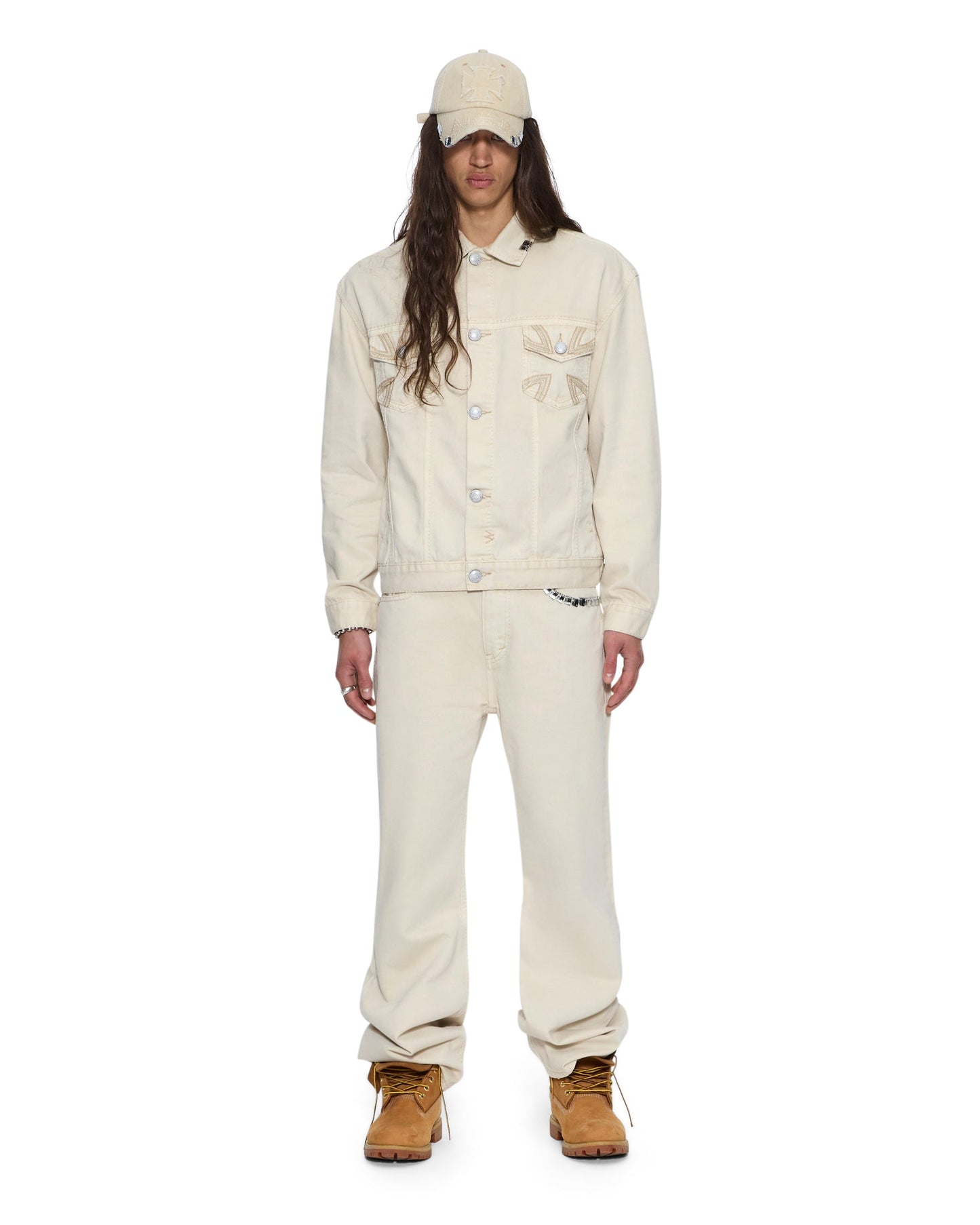 KSUBI X ALICE HOLLYWOOD OH G JACKET IVORY