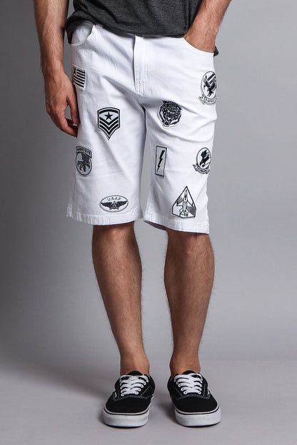 Patch Twill Shorts