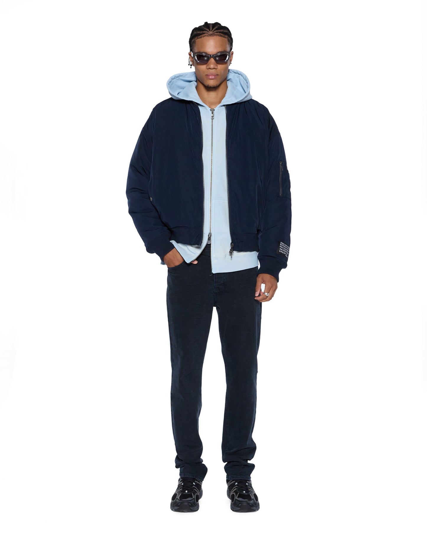 INTRUDER EKCESS ZIP THRU HOOD ICE MIST