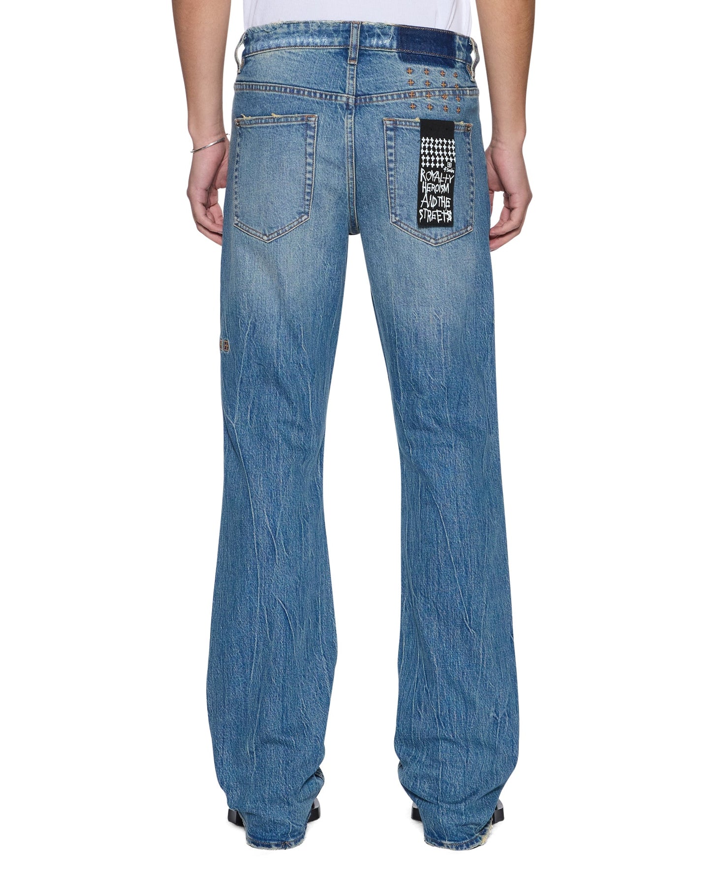 BRONKO TEXAS BLUE STUDDED