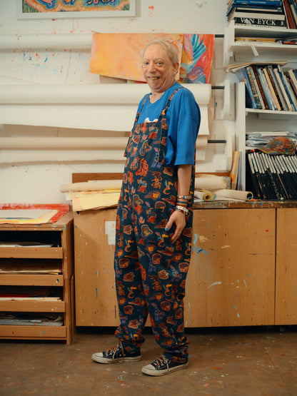 L.E Original - Cotton Dungarees in Black Arthouse & Yak