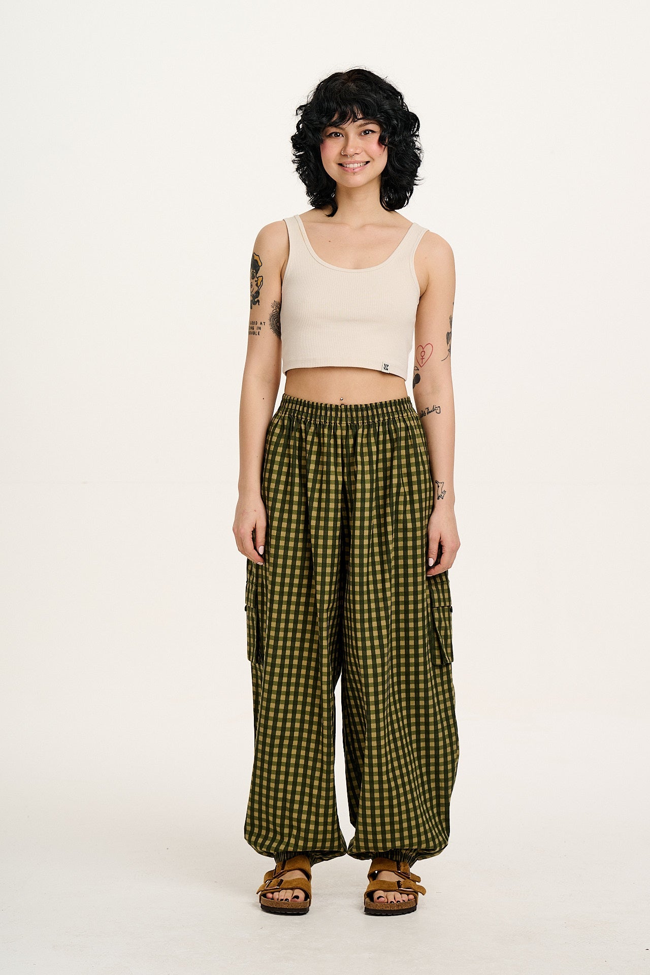 Josy - Vest Top in Ecru