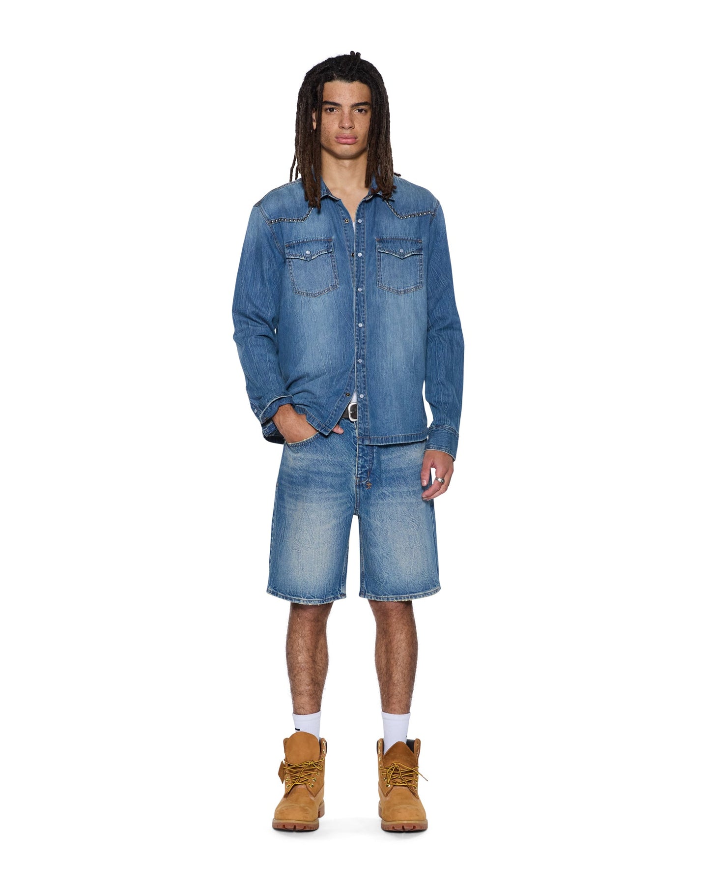 ANTI SHORT TEXAS BLUE