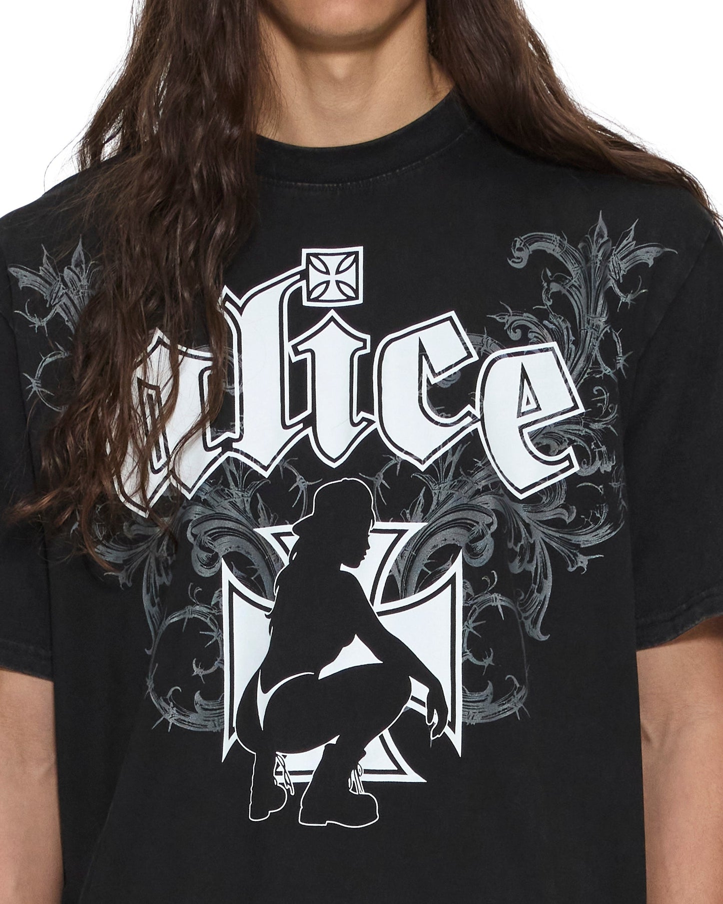 KSUBI X ALICE HOLLYWOOD GRAPHIC TEE BLACK