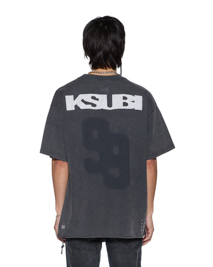 RUGGED EKCESS SS TEE BLASTED BLACK