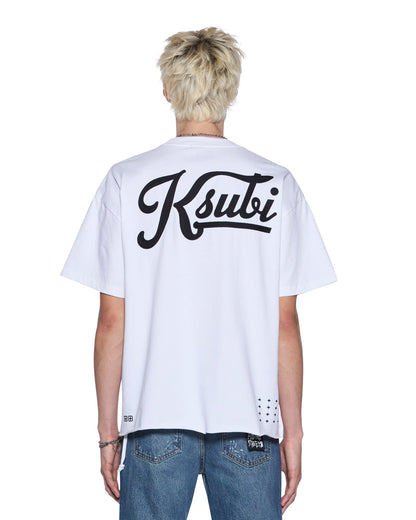 OUTFIELD EKCESS SS TEE WHITE