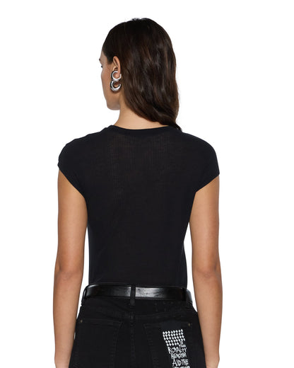STAPLE SS TEE BLACK SHEER