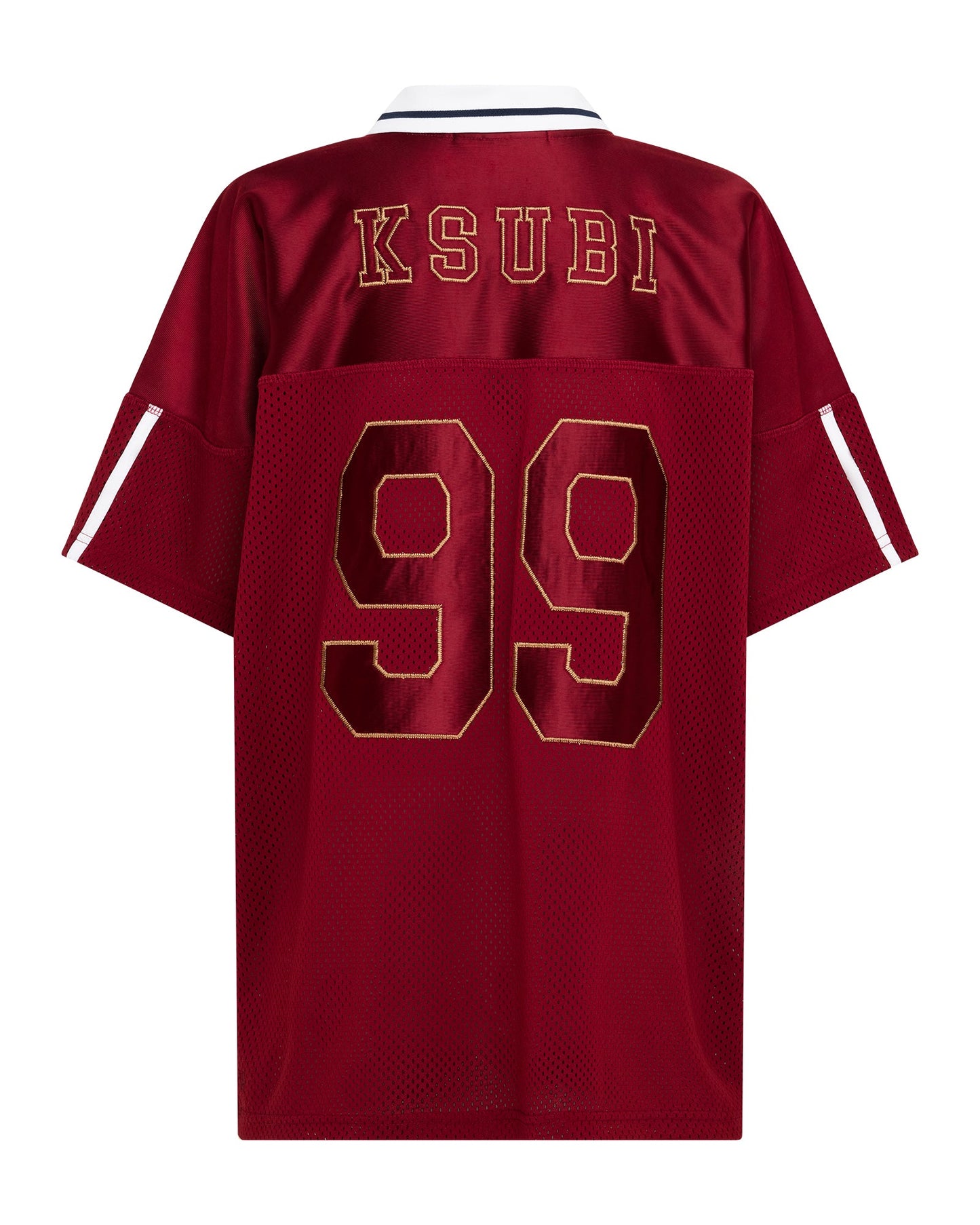 LDN BOYFRIEND SS JERSEY GARNET