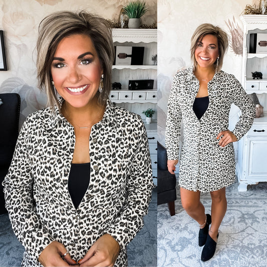 Lost Direction Button Down Dress