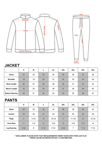 Ombre Gradient Colored Tracksuit